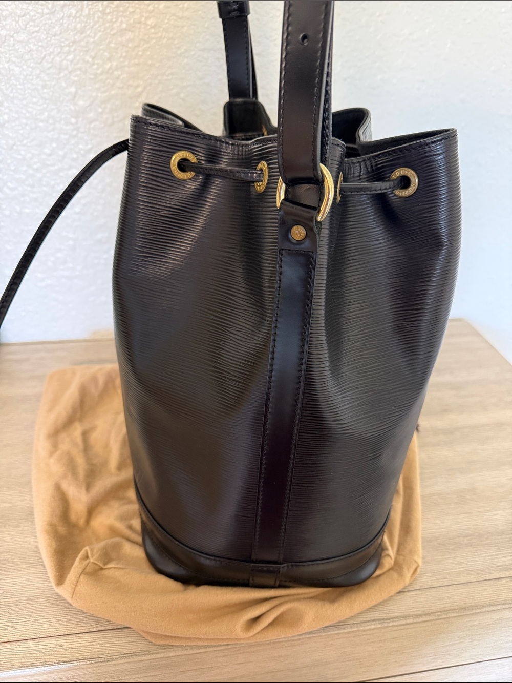 Louis Vuitton Noé Epi Leather Bucket Bag Grand Modéle vintage 2000 - Picture 7 of 13
